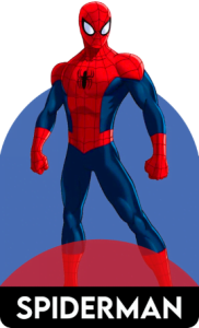 Spiderman anime poster
